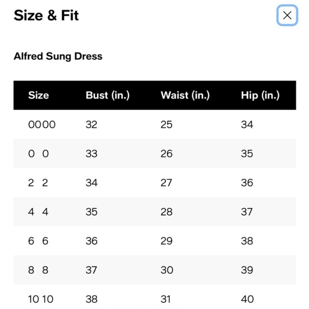 Designer Alfred Sung black and ivory dress - Picture 5 of 10